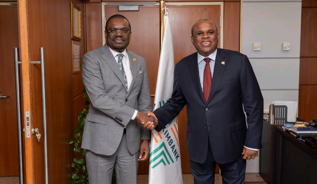 (PHOTO shows Jean Kaseya, Director General, Africa CDC and Benedict Oramah, President and Chairman of the Board of Directors of Afreximbank. PHOTO CREDIT: Africa CDC)