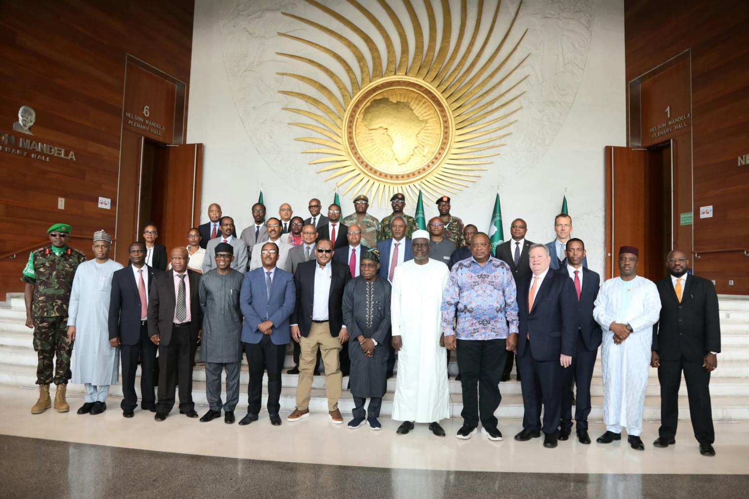 (PHOTO shows participants at the first strategic reflection meeting on the implementation of the Permanent Cessation of Hostilities Agreement (COHA) at the AU. CREDIT: African Union)